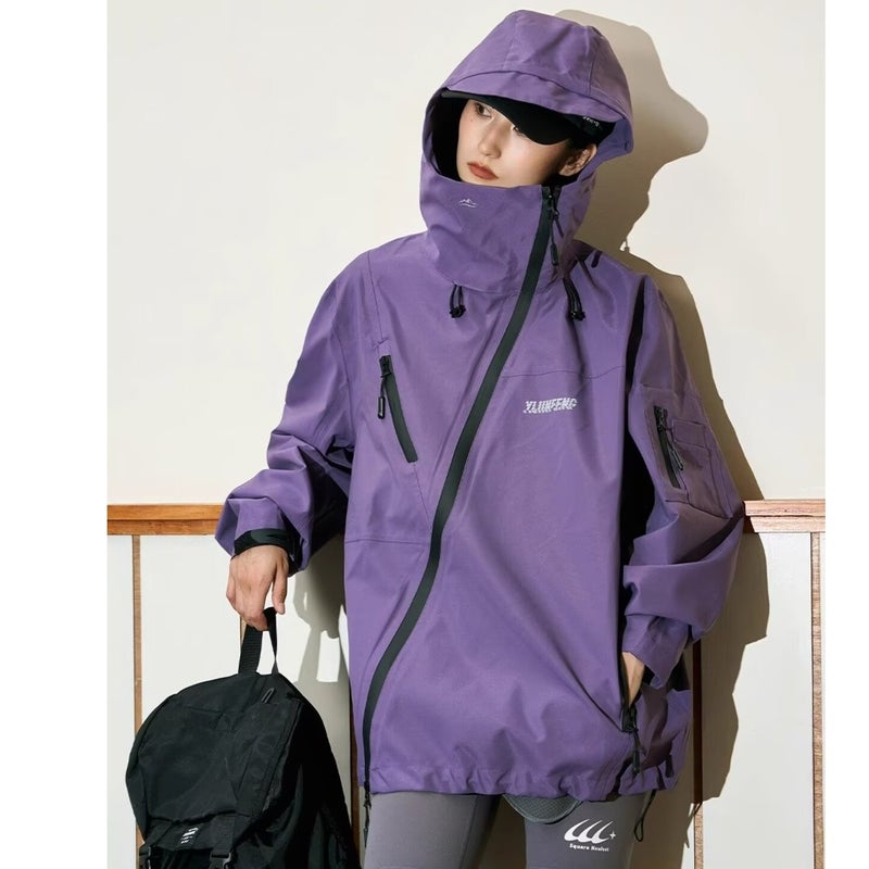 Dopamine Wear Outdoor Men'S And Women'S Windproof Waterproof Jacket Women'S 2023 Autumn Work Jacket Trendy - Image 5